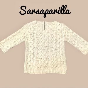 ⭐️EUC⭐️Beautiful Wool Blend Sweater by Sarsaparilla!  Size Medium